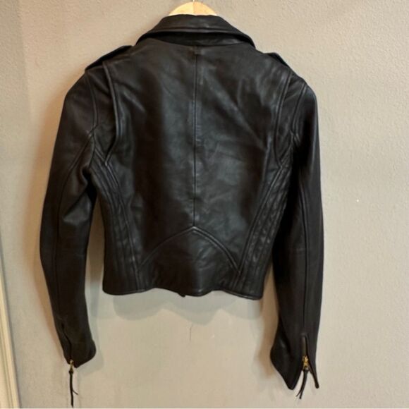 Rudsak | XS | black cropped leather jacket - Picture 13 of 14